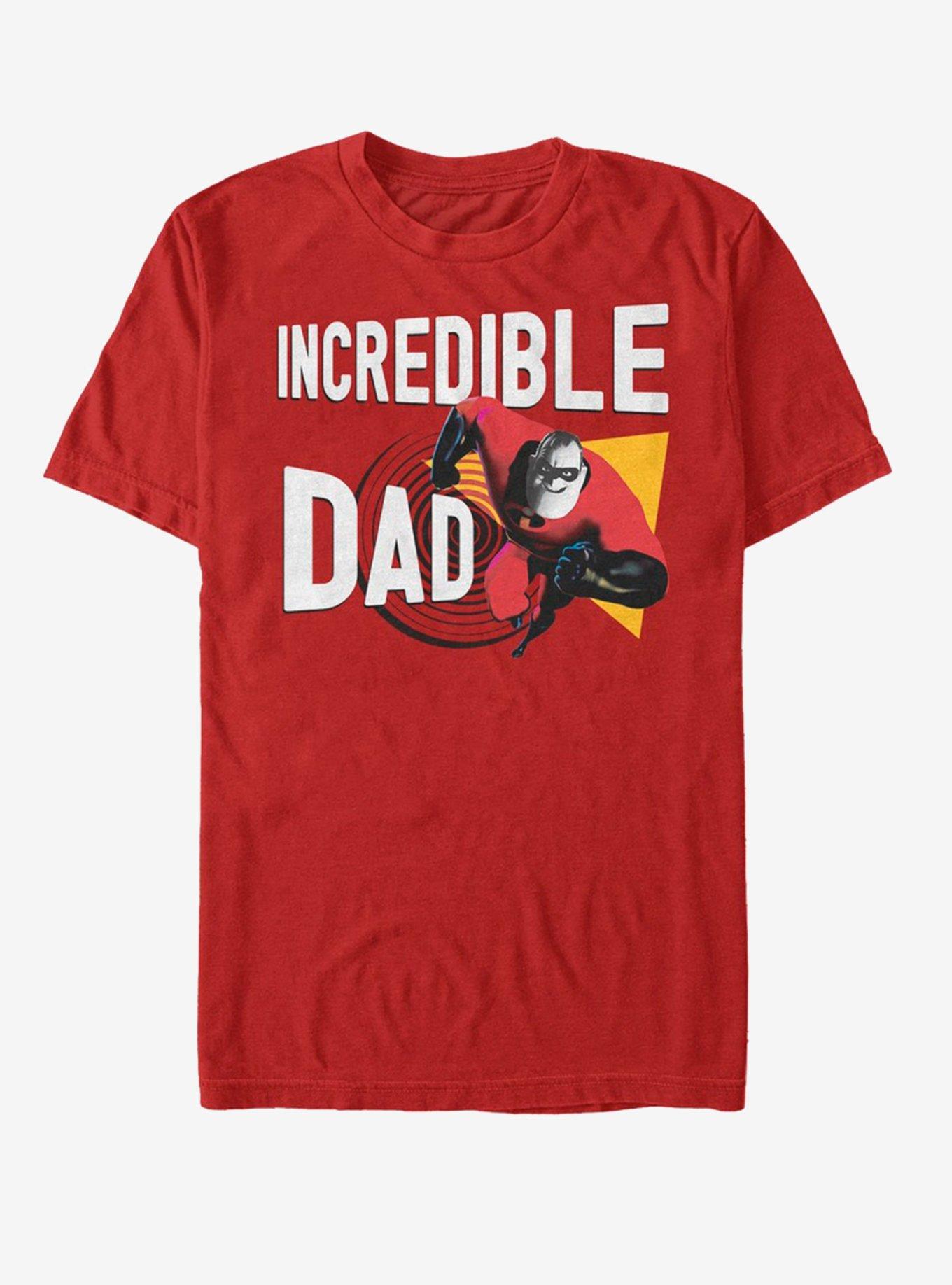 Disney Pixar The Incredibles Incredible Dad T-Shirt, RED, hi-res