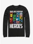 Marvel Everyday Hero Dad Long-Sleeve T-Shirt, BLACK, hi-res