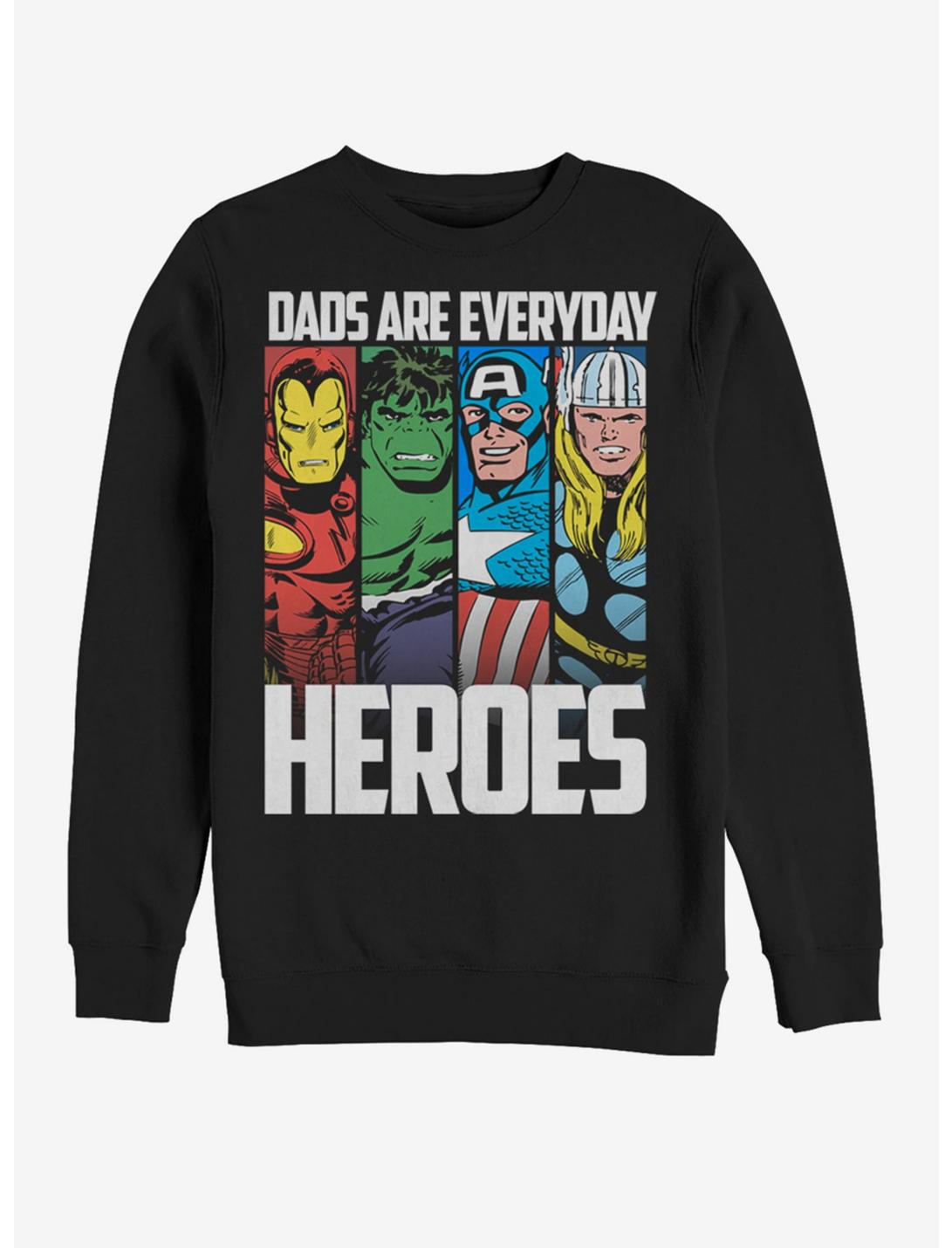 Marvel Everyday Hero Dad Sweatshirt, BLACK, hi-res