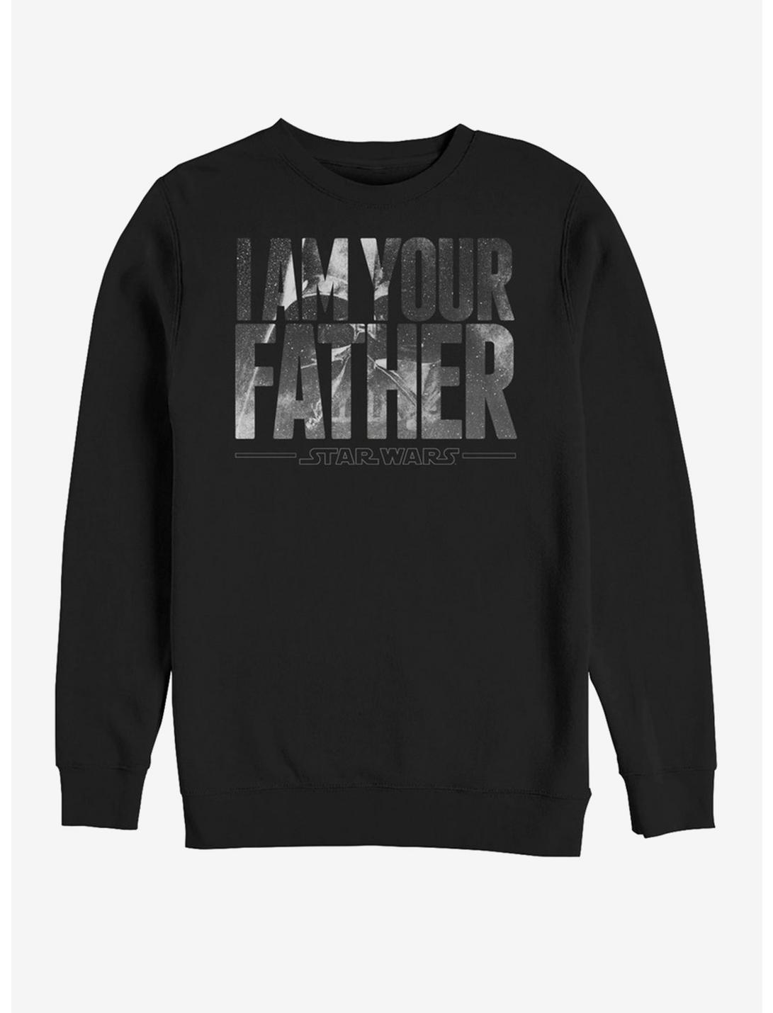 Star Wars Father Spray Sweatshirt, BLACK, hi-res