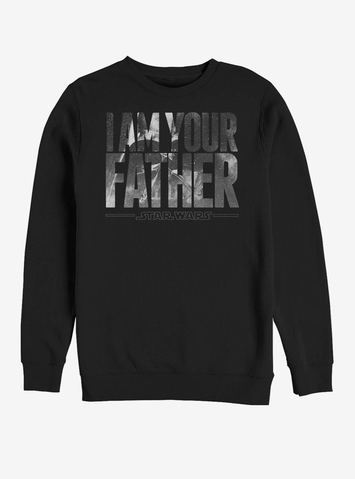 Star Wars Father Spray Sweatshirt, BLACK, hi-res