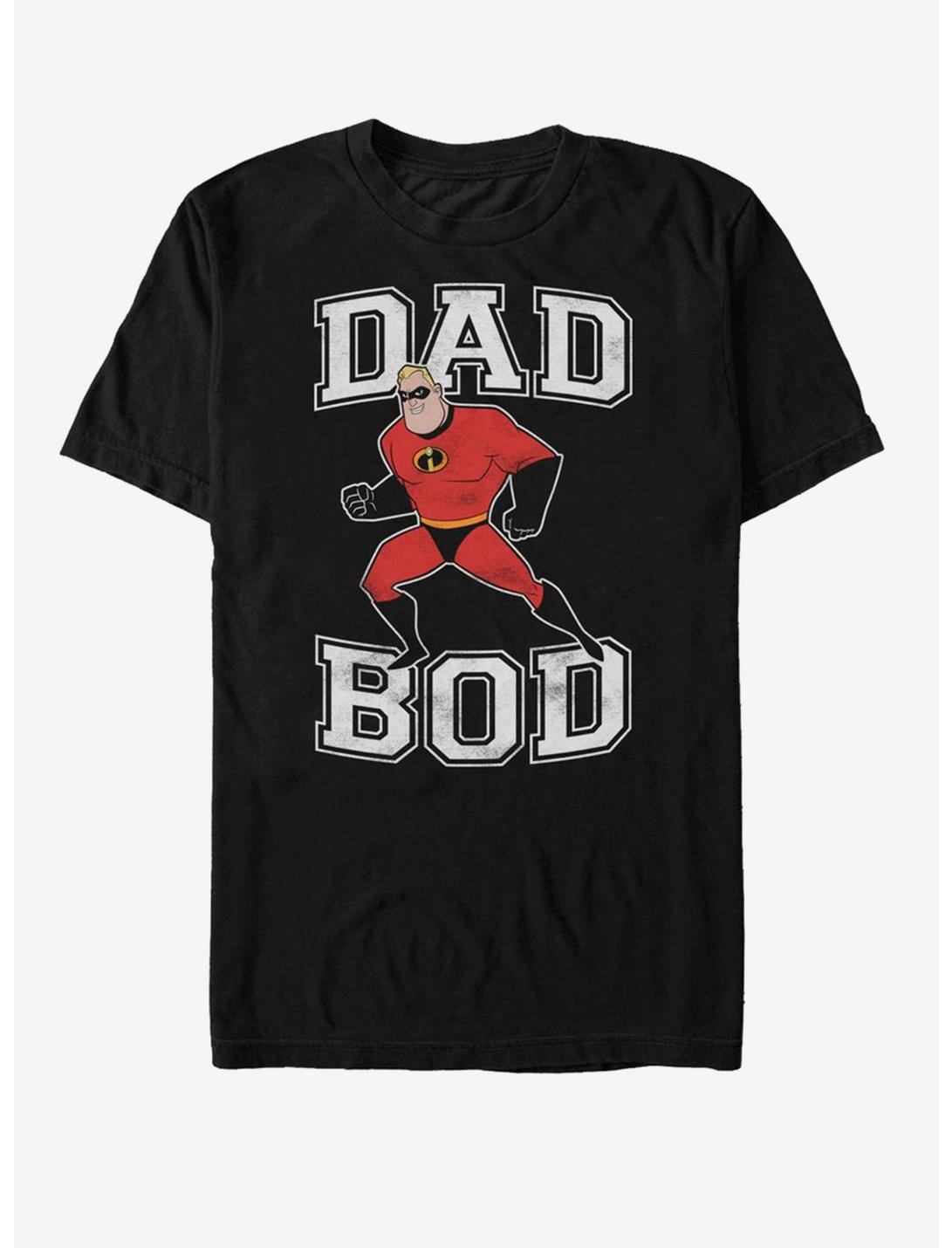 Disney Pixar The Incredibles Dad Bod T-Shirt, BLACK, hi-res