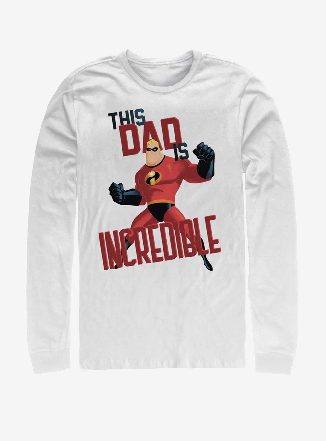 Disney Pixar The Incredibles This Dad Is Incredible Long-Sleeve T-Shirt, , hi-res