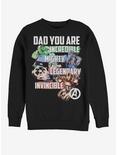 Marvel Avengers Dad Sweatshirt, BLACK, hi-res
