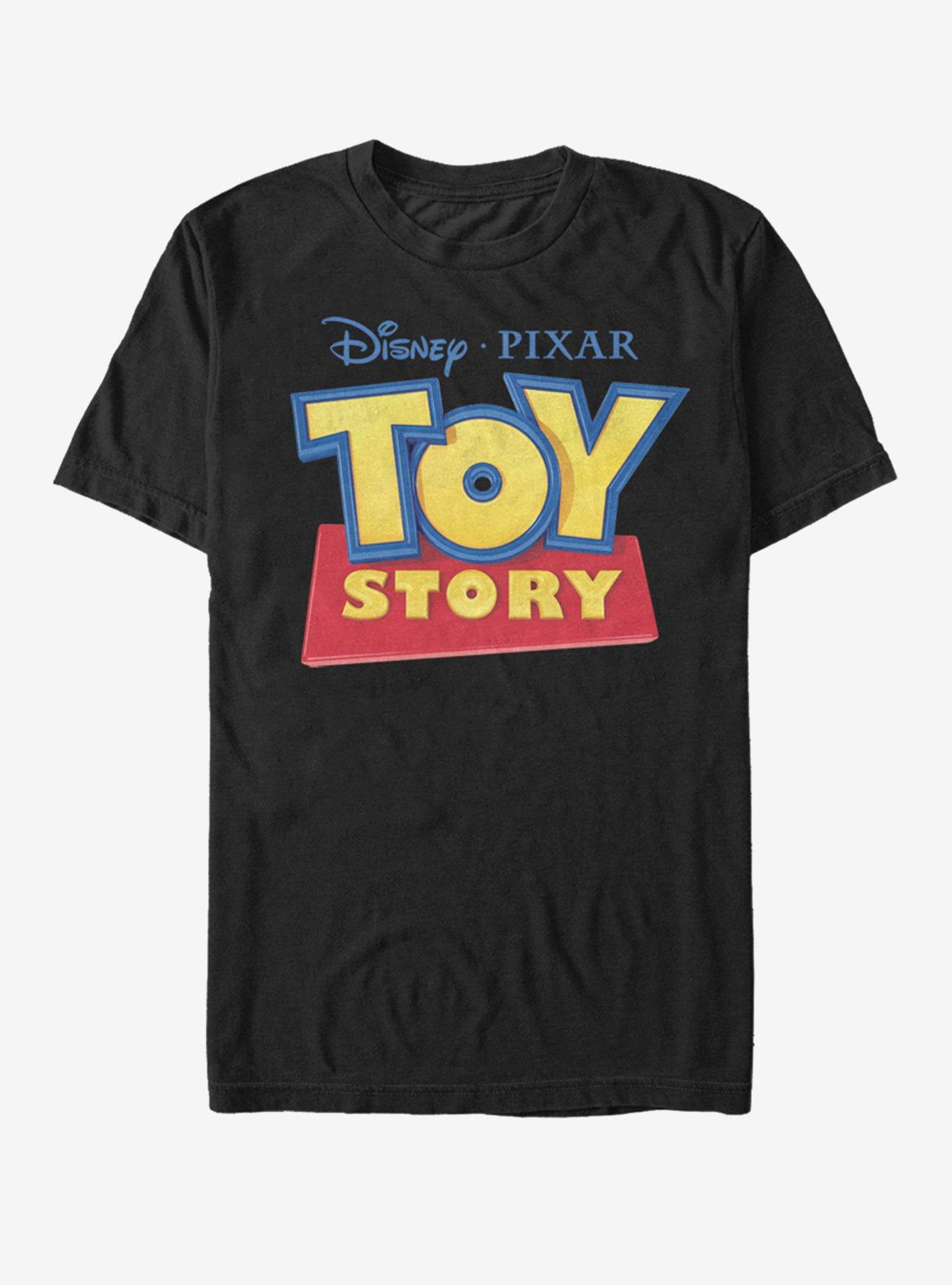 Disney Pixar Toy Story 3D Logo T-Shirt, BLACK, hi-res