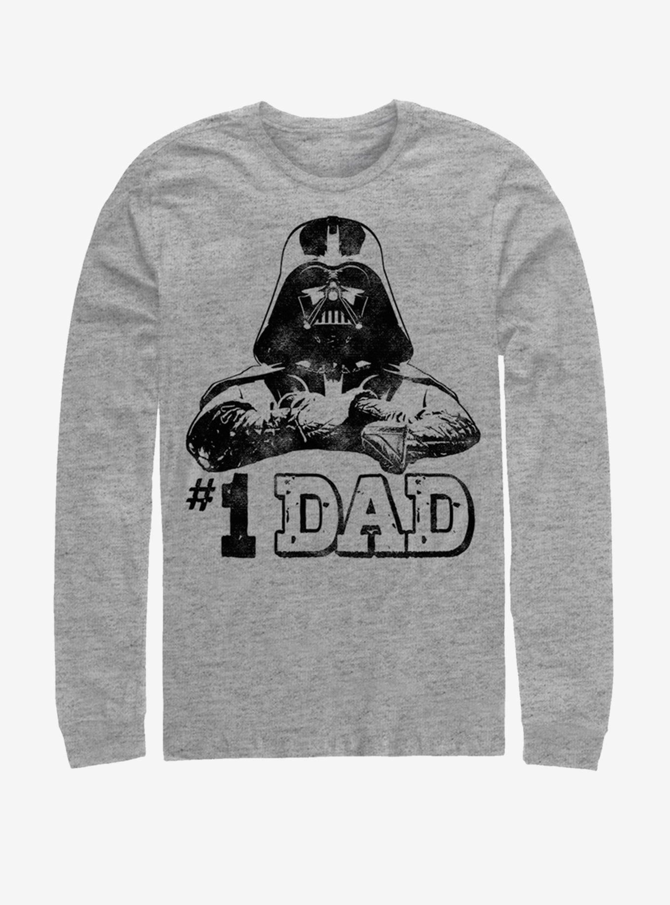 Star Wars Boss Dad Long-Sleeve T-Shirt, ATH HTR, hi-res