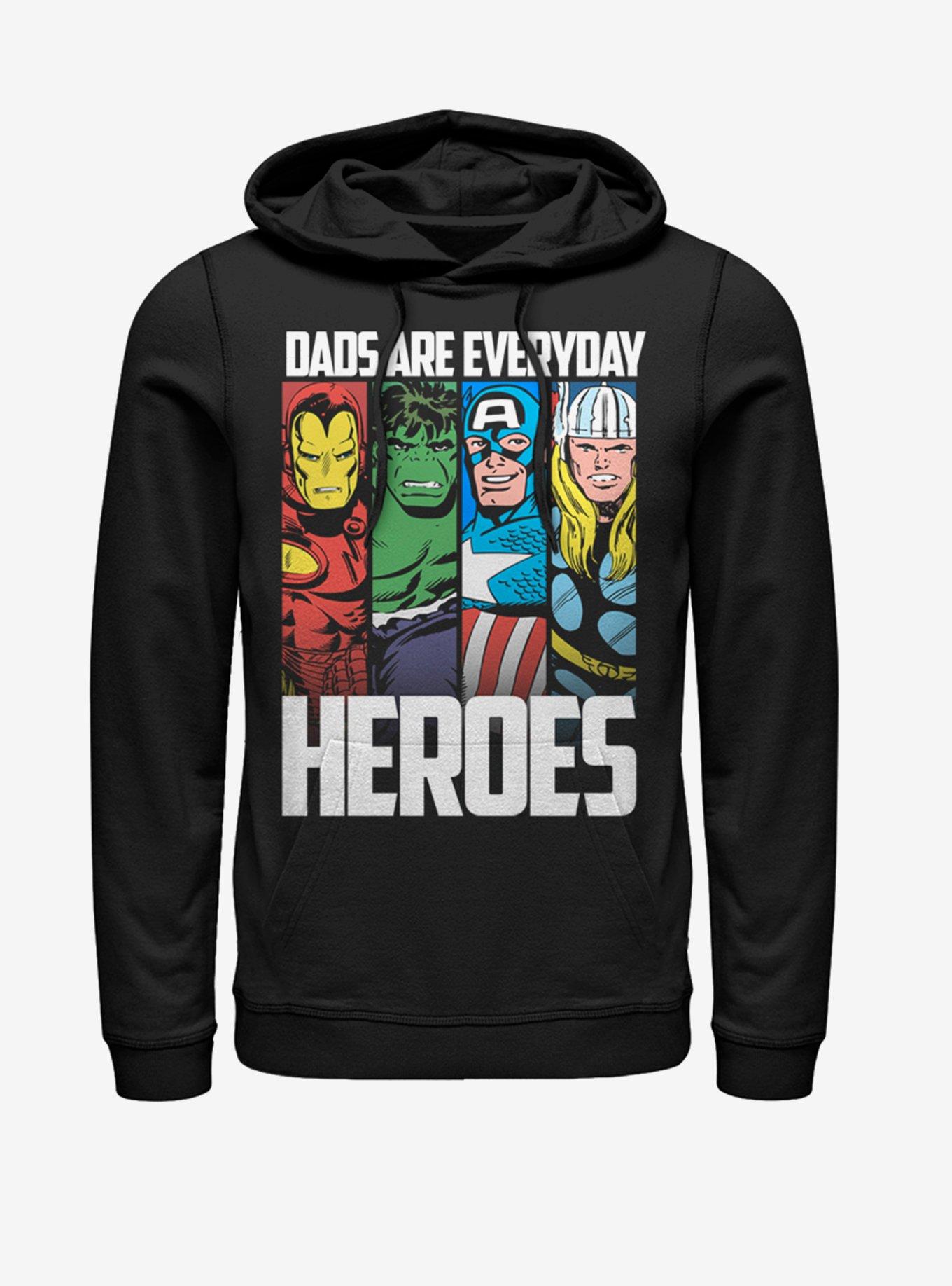 Marvel Everyday Hero Dad Hoodie, BLACK, hi-res