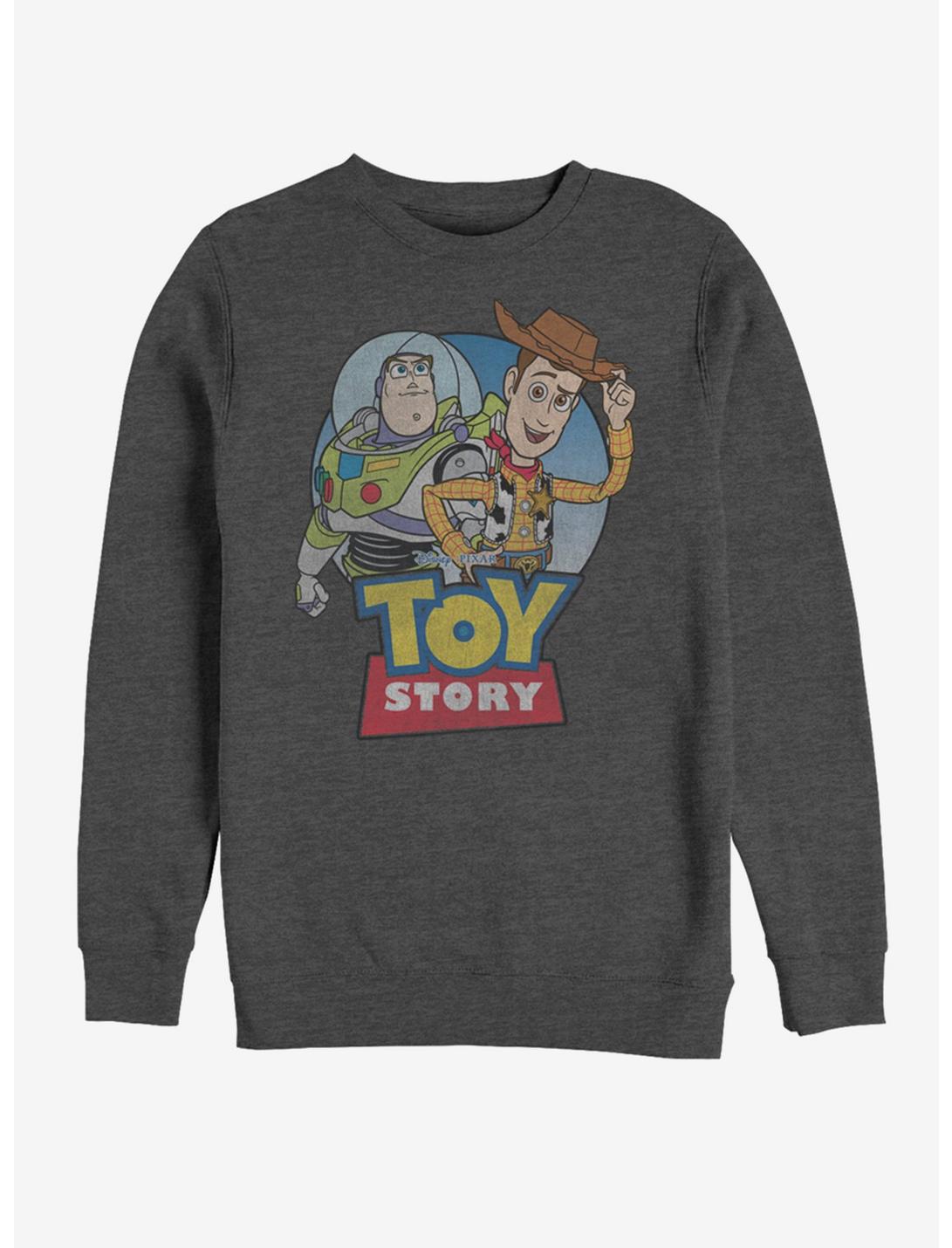 Disney Pixar Toy Story Besties Group Sweatshirt, CHAR HTR, hi-res