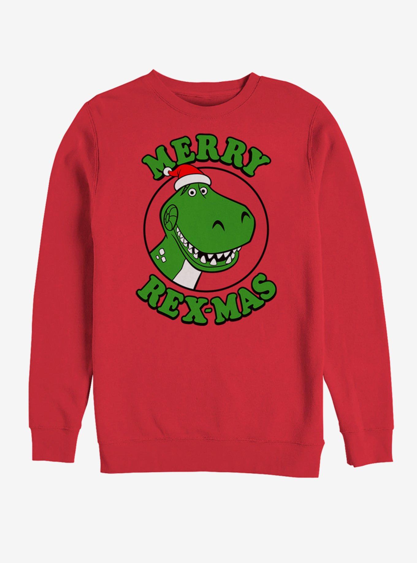 Disney Pixar Toy Story Merry Rexmas Sweatshirt, , hi-res