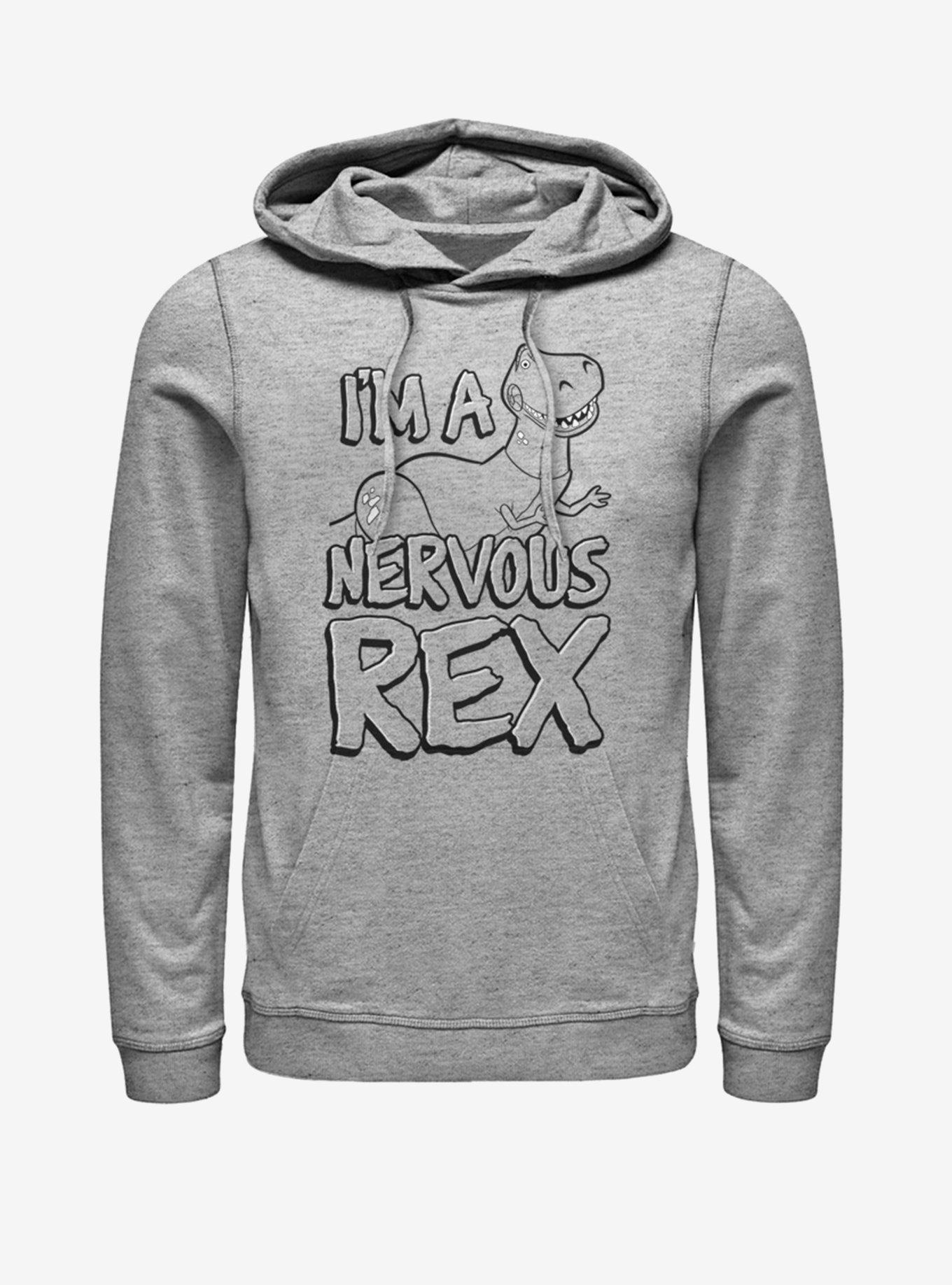 Disney Pixar Toy Story Nervous Rex Hoodie, ATH HTR, hi-res