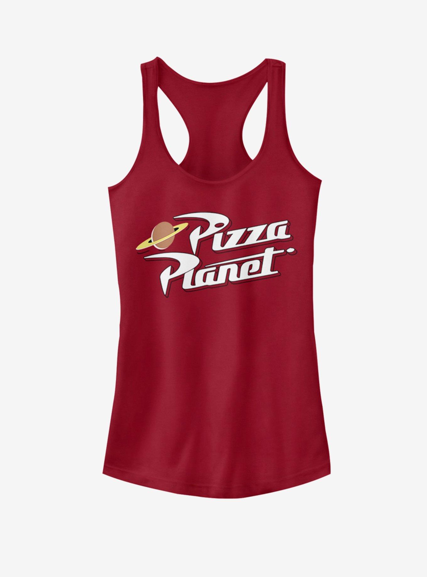 Disney Pixar Toy Story Vintage Pizza Logo Girls Tank, SCARLET, hi-res