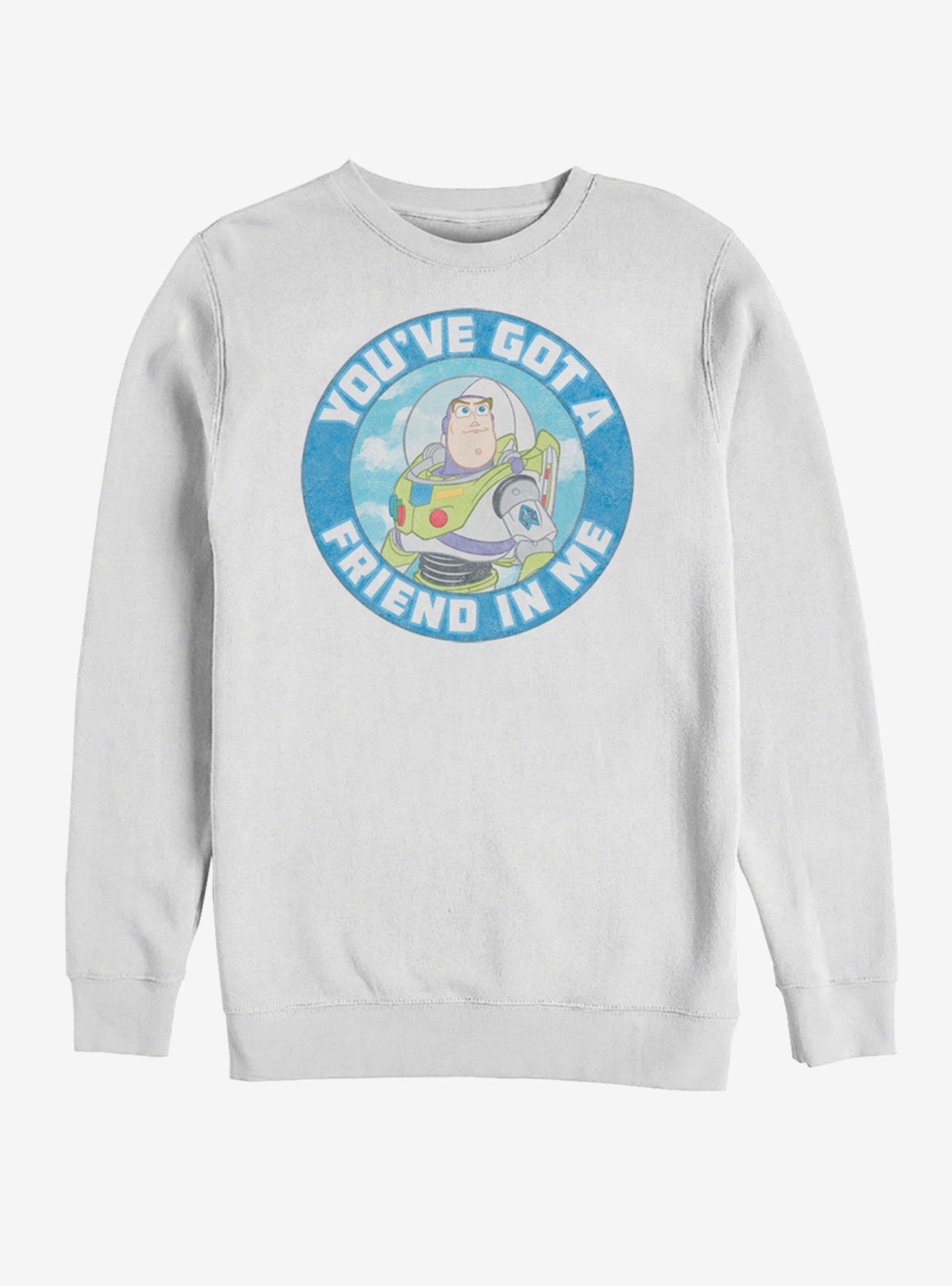 Disney Pixar Toy Story Buzz Friend Sweatshirt, WHITE, hi-res