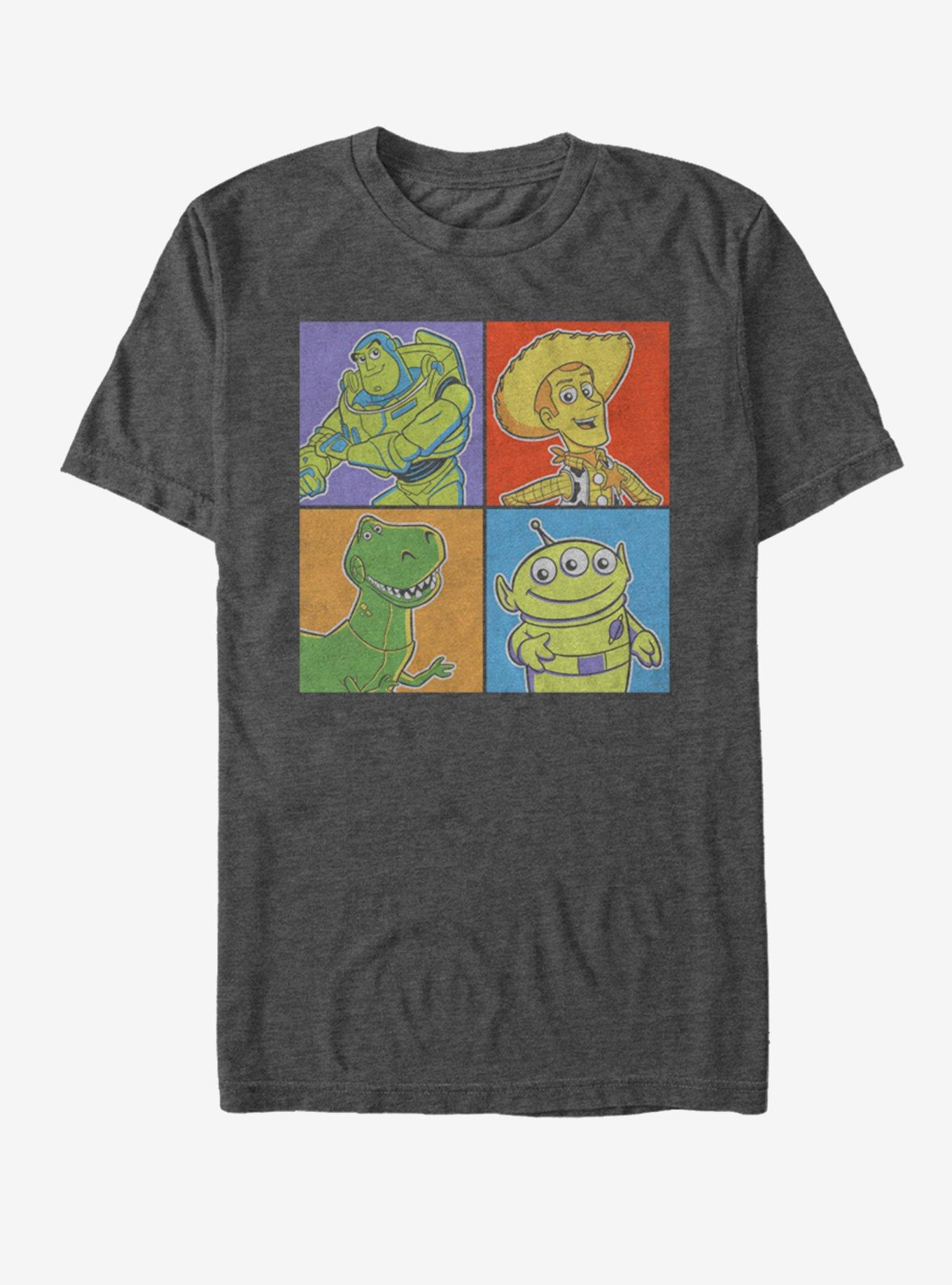 Disney Pixar Toy Story Block Party T-Shirt, CHAR HTR, hi-res