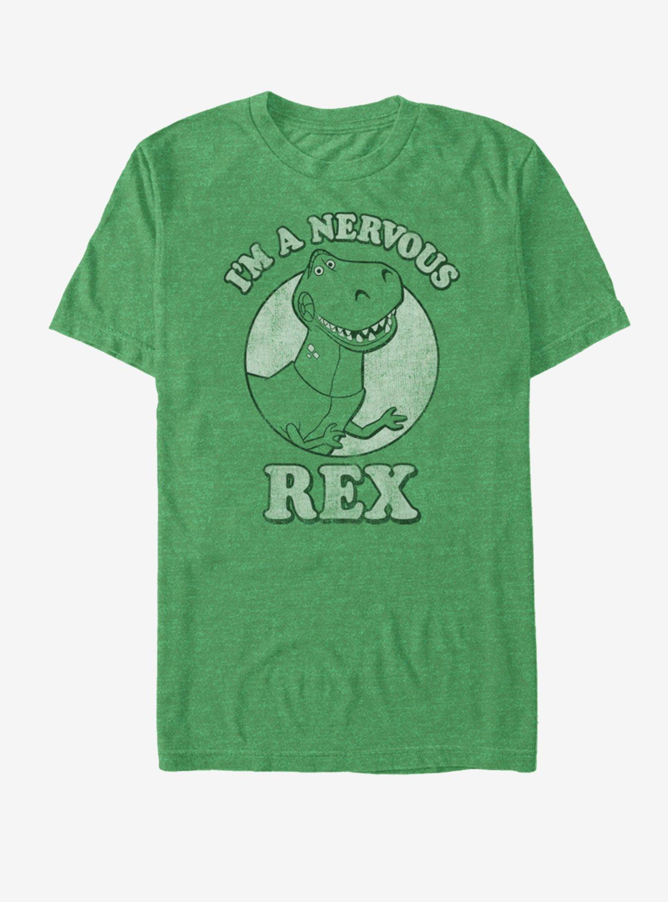 Disney Pixar Toy Story Rex Nervous T-Shirt, KEL HTR, hi-res