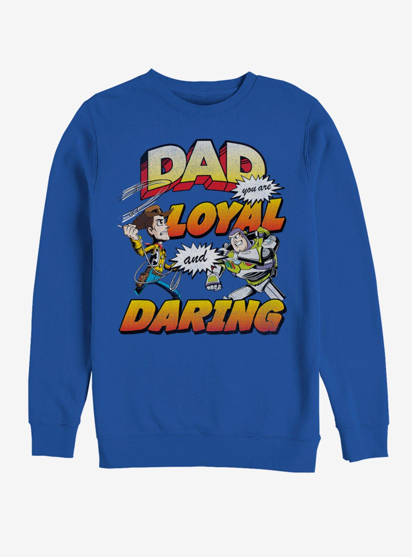 Disney Pixar Toy Story Loyal And Daring Sweatshirt, ROYAL, hi-res