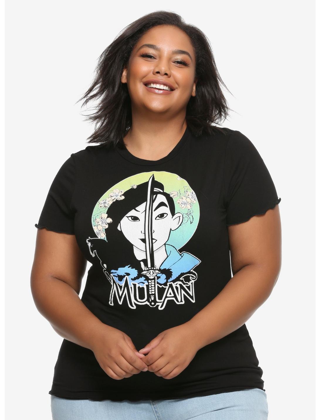 Disney Mulan Duality Lettuce Hem Girls T-Shirt Plus Size, MULTI, hi-res