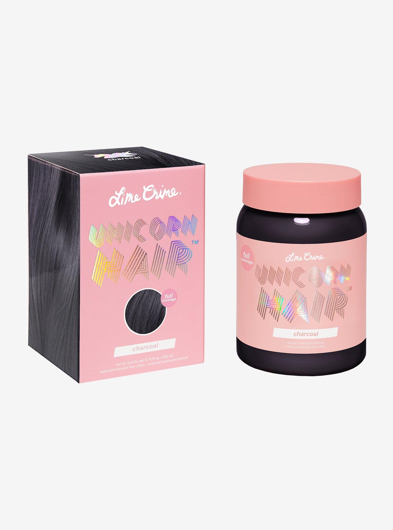 Lime Crime Unicorn Hair Charcoal SemiPermanent Hair Dye Hot Topic