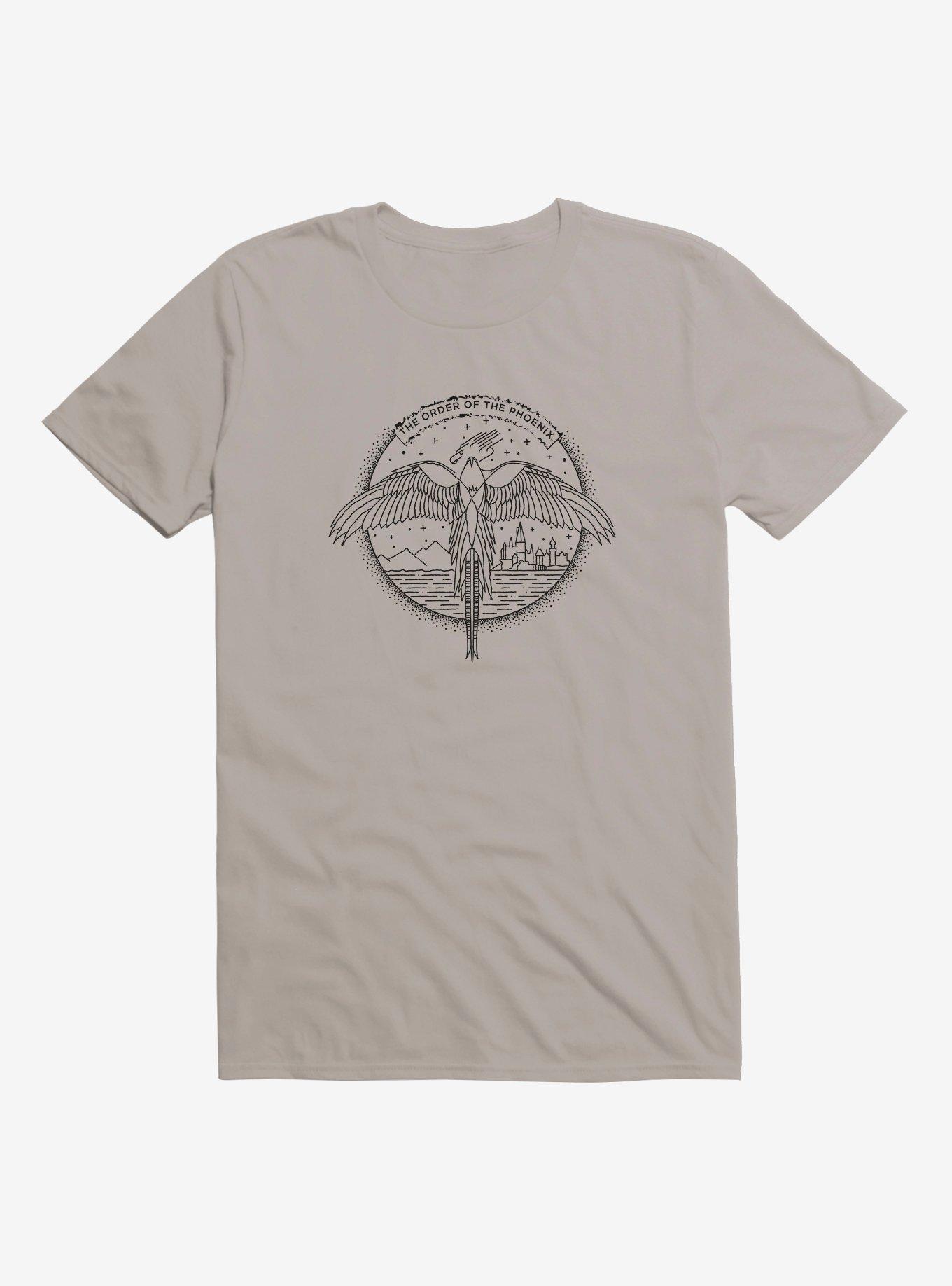 Harry Potter The Order Of The Phoenix T-Shirt, LIGHT GRAY, hi-res