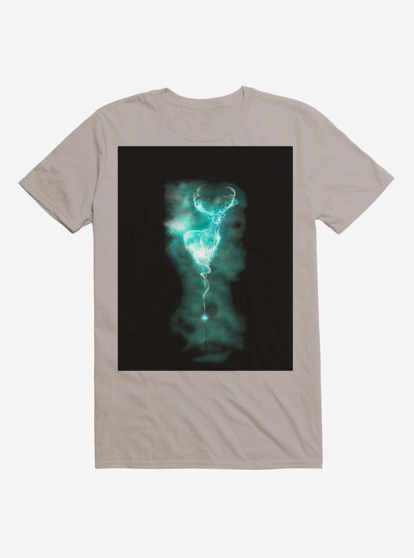 Harry Potter Stag Patronus T-Shirt, LIGHT GRAY, hi-res