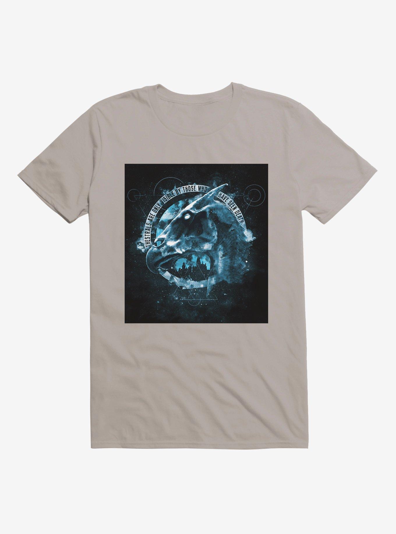 Harry Potter Thestral Circle T-Shirt, LIGHT GRAY, hi-res