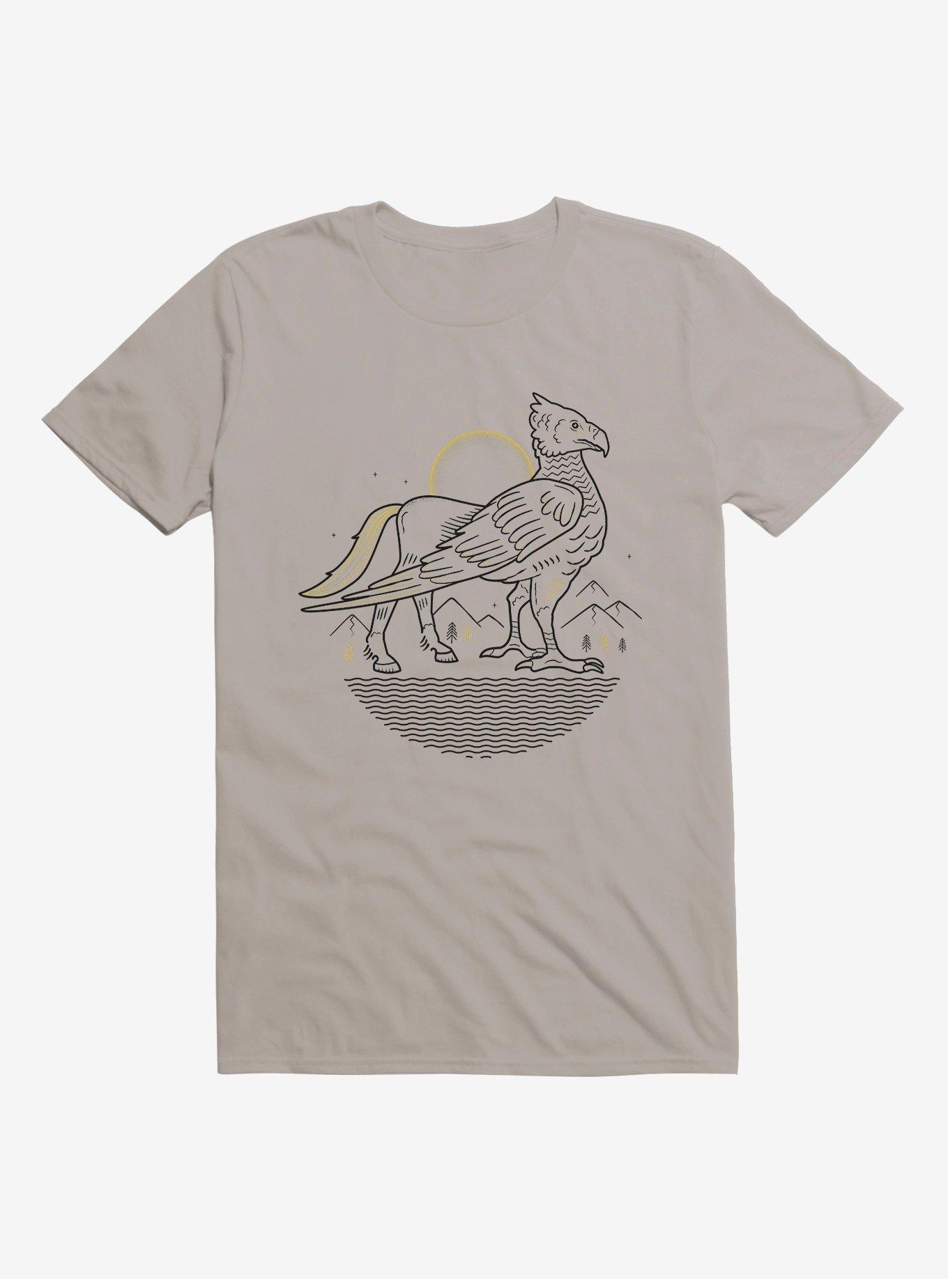 Harry Potter Buckbeak Hippogriff T-Shirt, LIGHT GRAY, hi-res