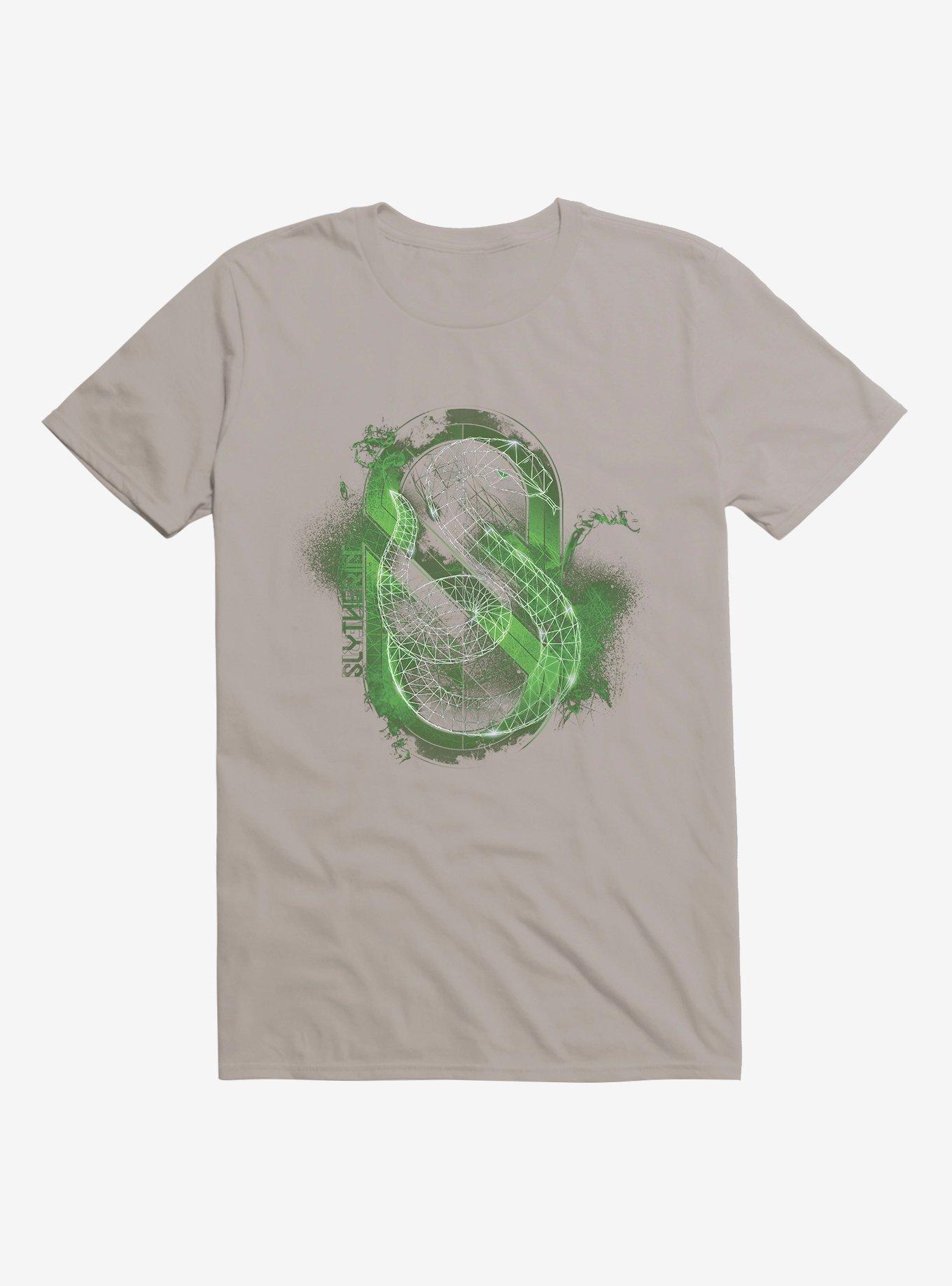 Harry Potter Slytherin Snake T-Shirt, LIGHT GRAY, hi-res