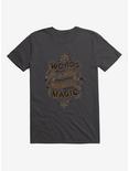 Harry Potter Words Are Magic Quote T-Shirt, DARK GRAY, hi-res