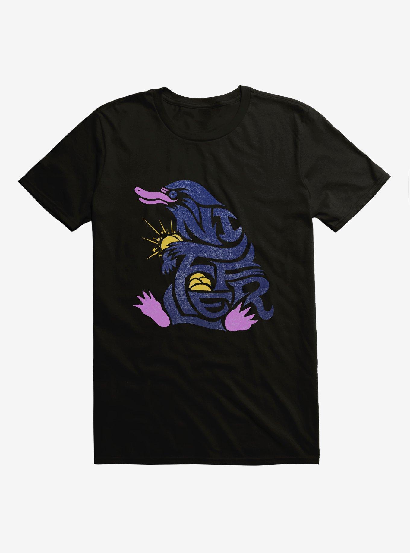 Fantastic Beasts Niffler Word Art T-Shirt