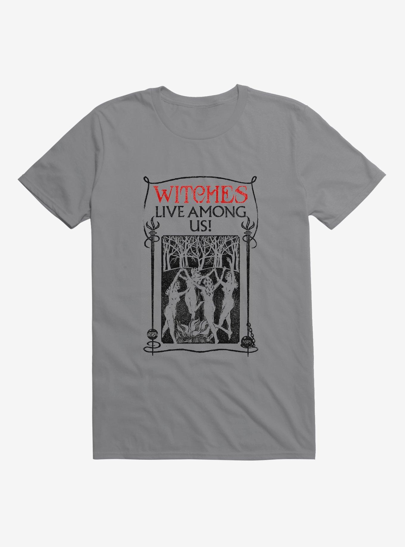 Fantastic Beasts Witches Live Among Us T-Shirt, , hi-res