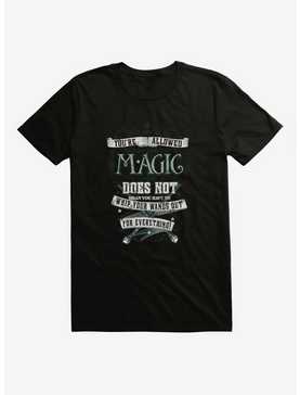 Harry Potter BW Wands Out Quote T-Shirt, , hi-res