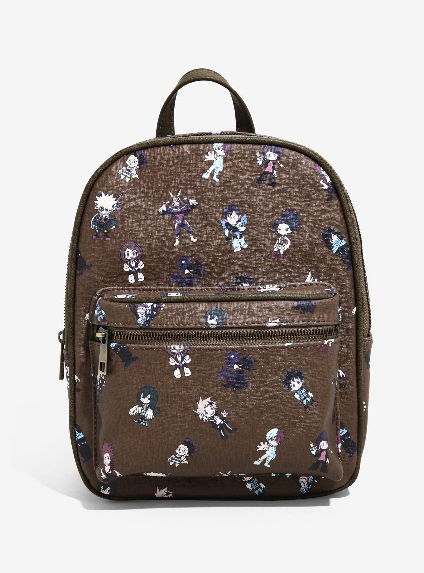 My hero discount academia chibi backpack