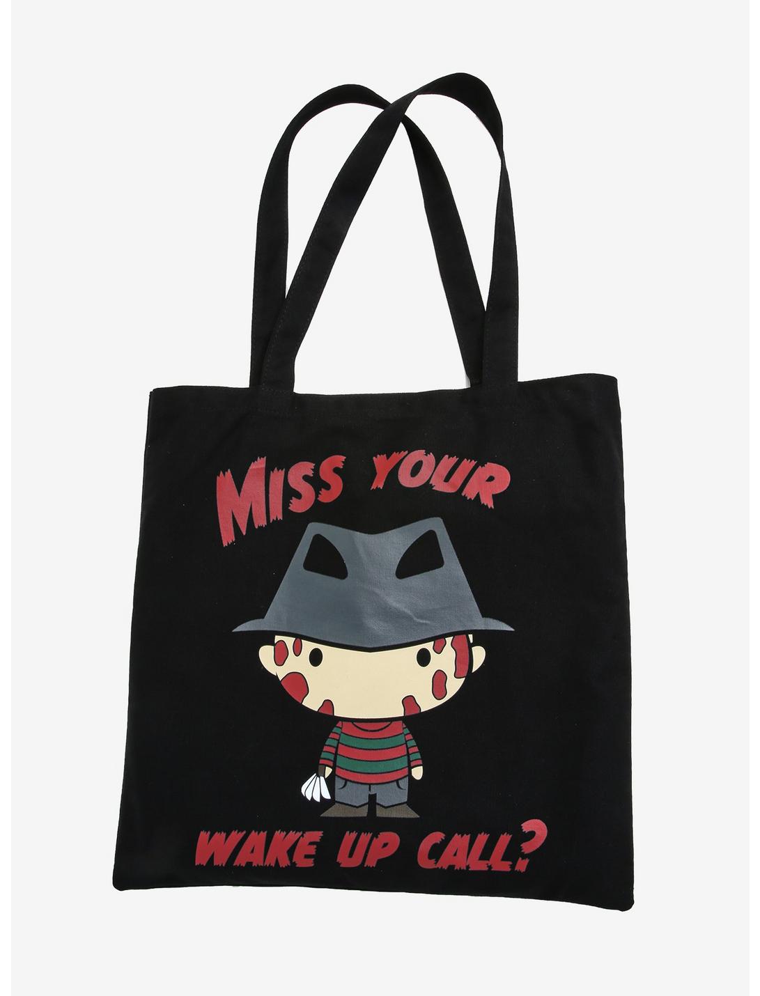A Nightmare On Elm Street Freddy Wake Up Call Tote - BoxLunch Exclusive, , hi-res