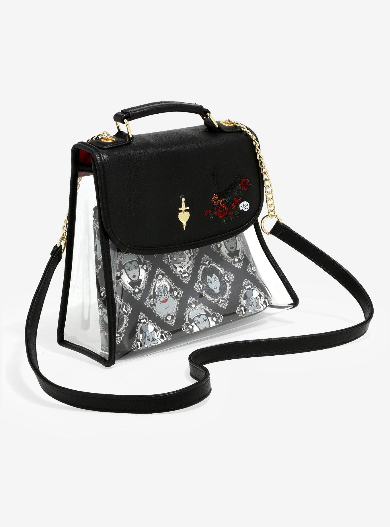 Loungefly Disney Villains PVC Damask Crossbody Bag - BoxLunch Exclusive, , hi-res