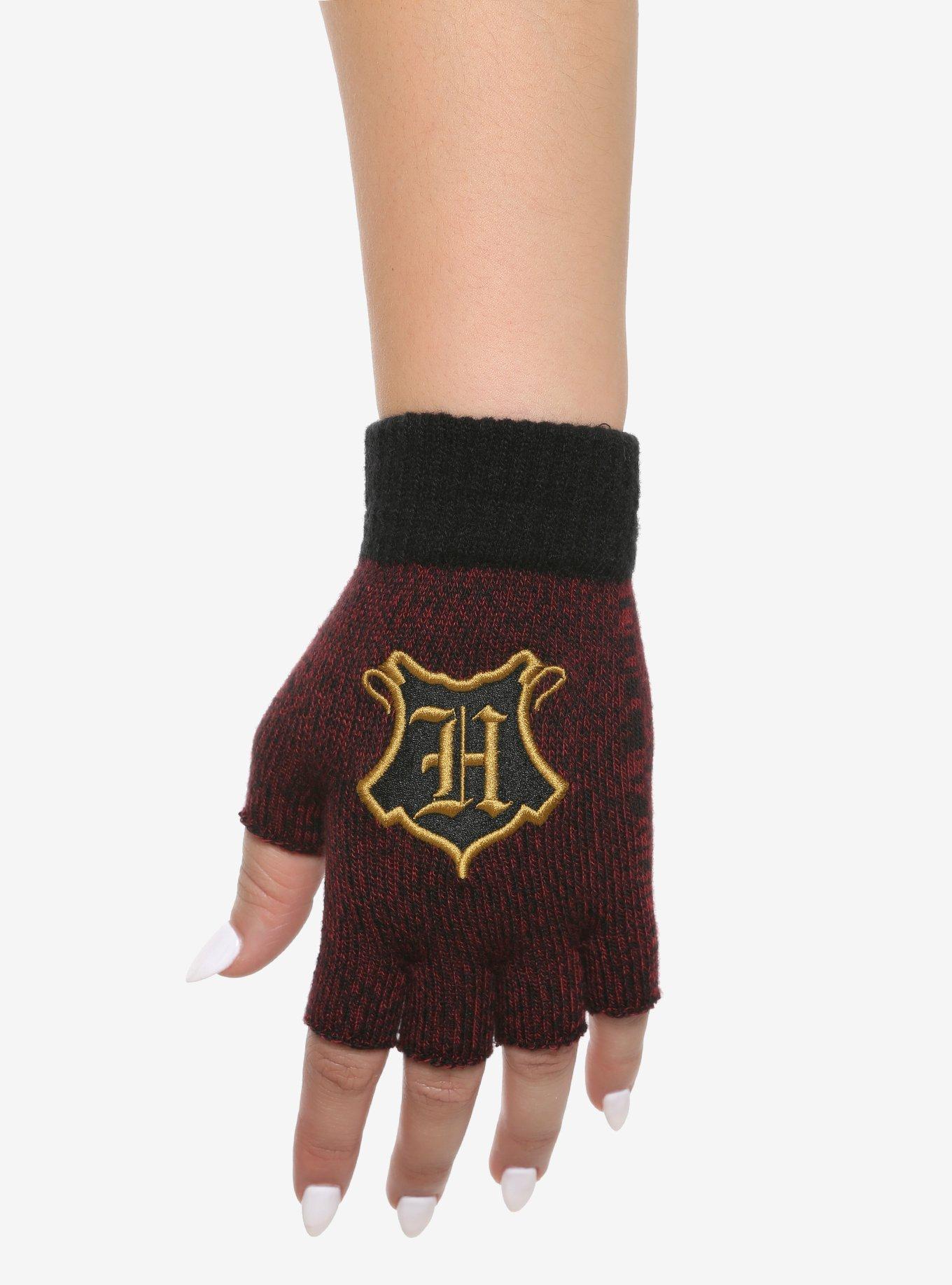 Harry Potter Hogwarts Fingerless Gloves, , hi-res