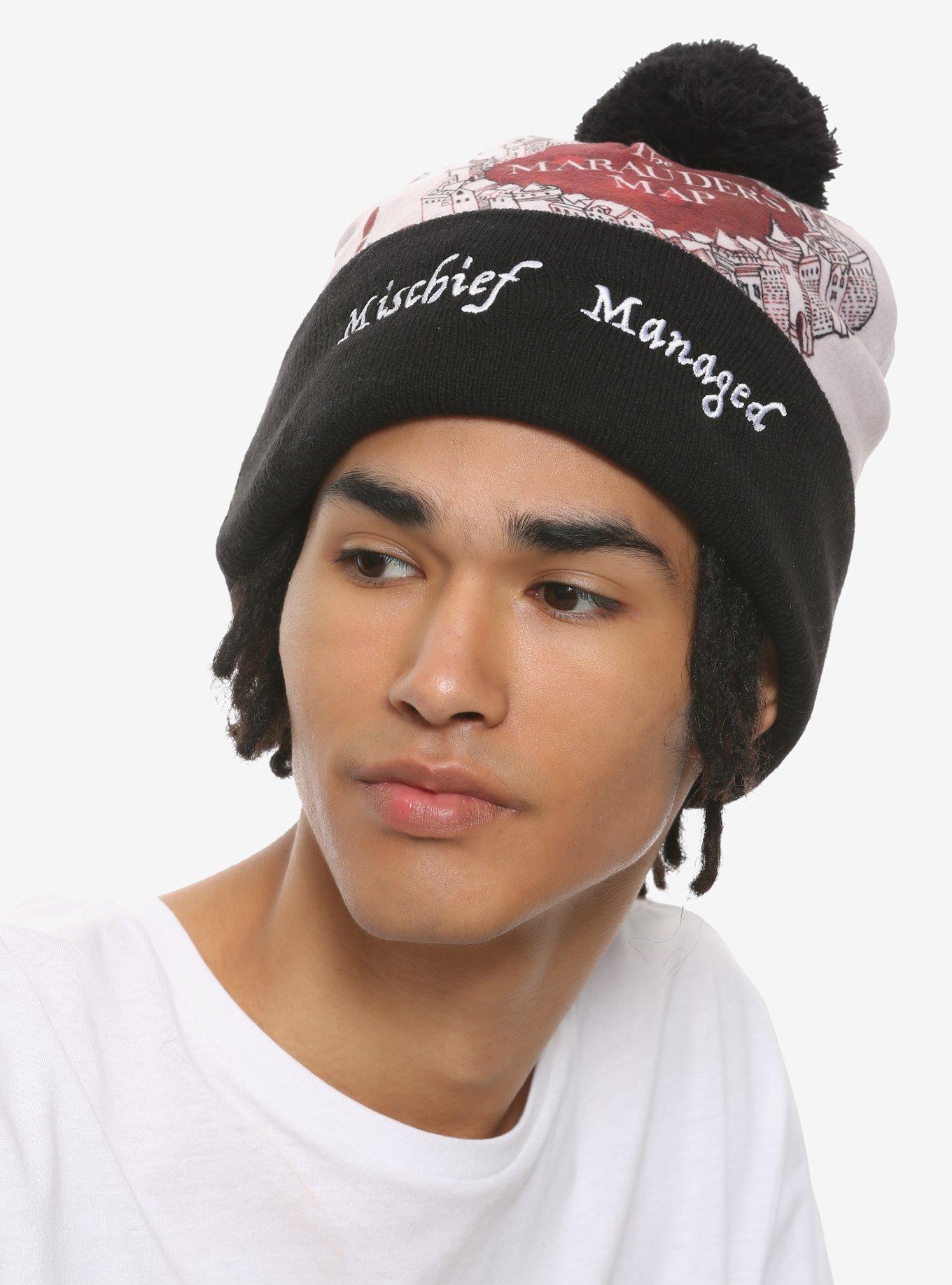 Harry Potter Marauder's Map Watchman Pom Beanie, , hi-res