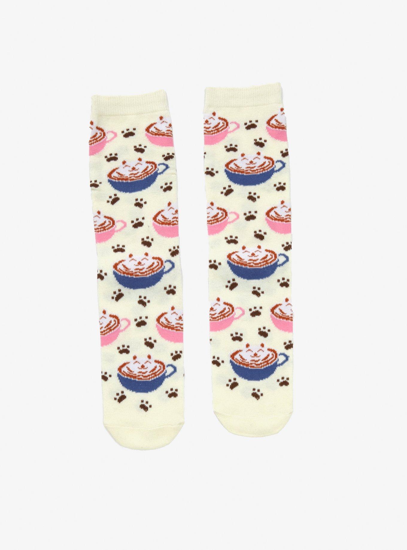 Catpuccino Crew Socks - BoxLunch Exclusive | BoxLunch