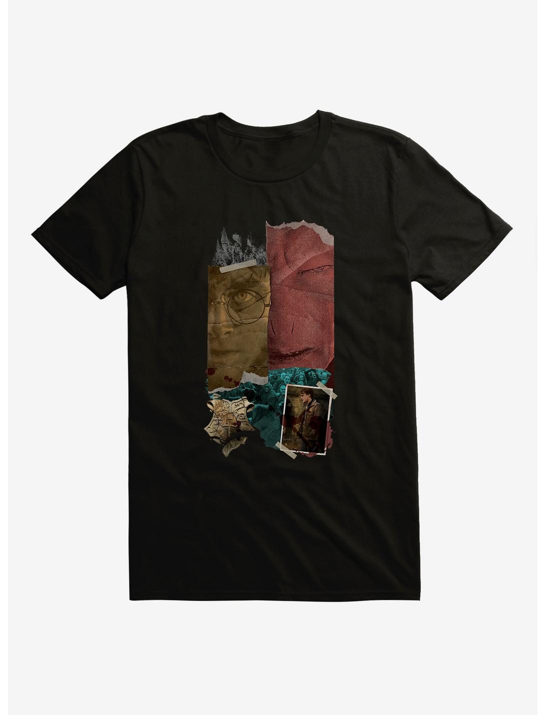 Harry Potter Voldemort And Harry Collage T-Shirt, BLACK, hi-res