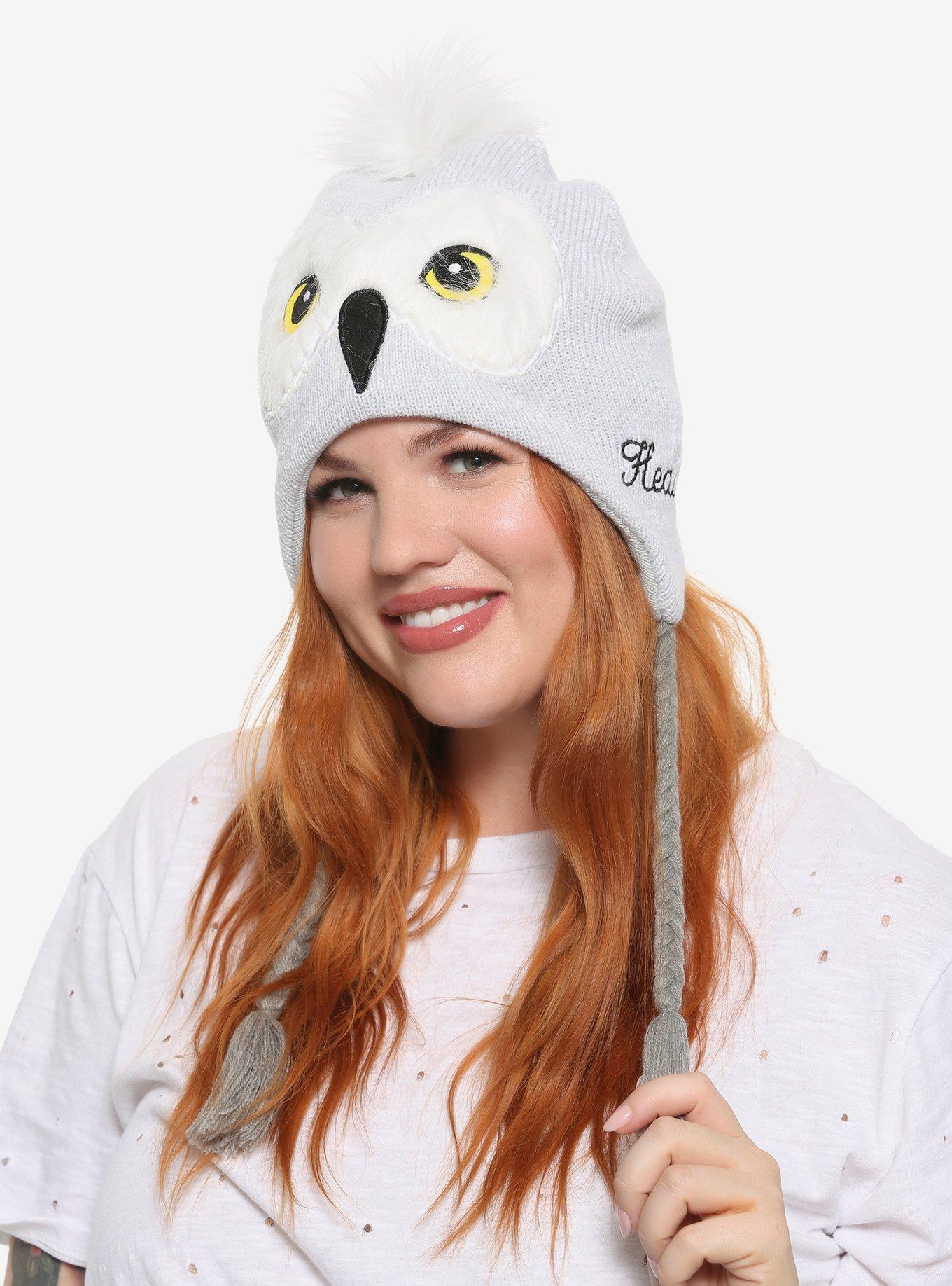 Harry Potter Hedwig Tassel Pom Beanie, , hi-res