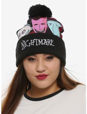 The Nightmare Before Christmas Oogie's Boys Pom Beanie, , hi-res