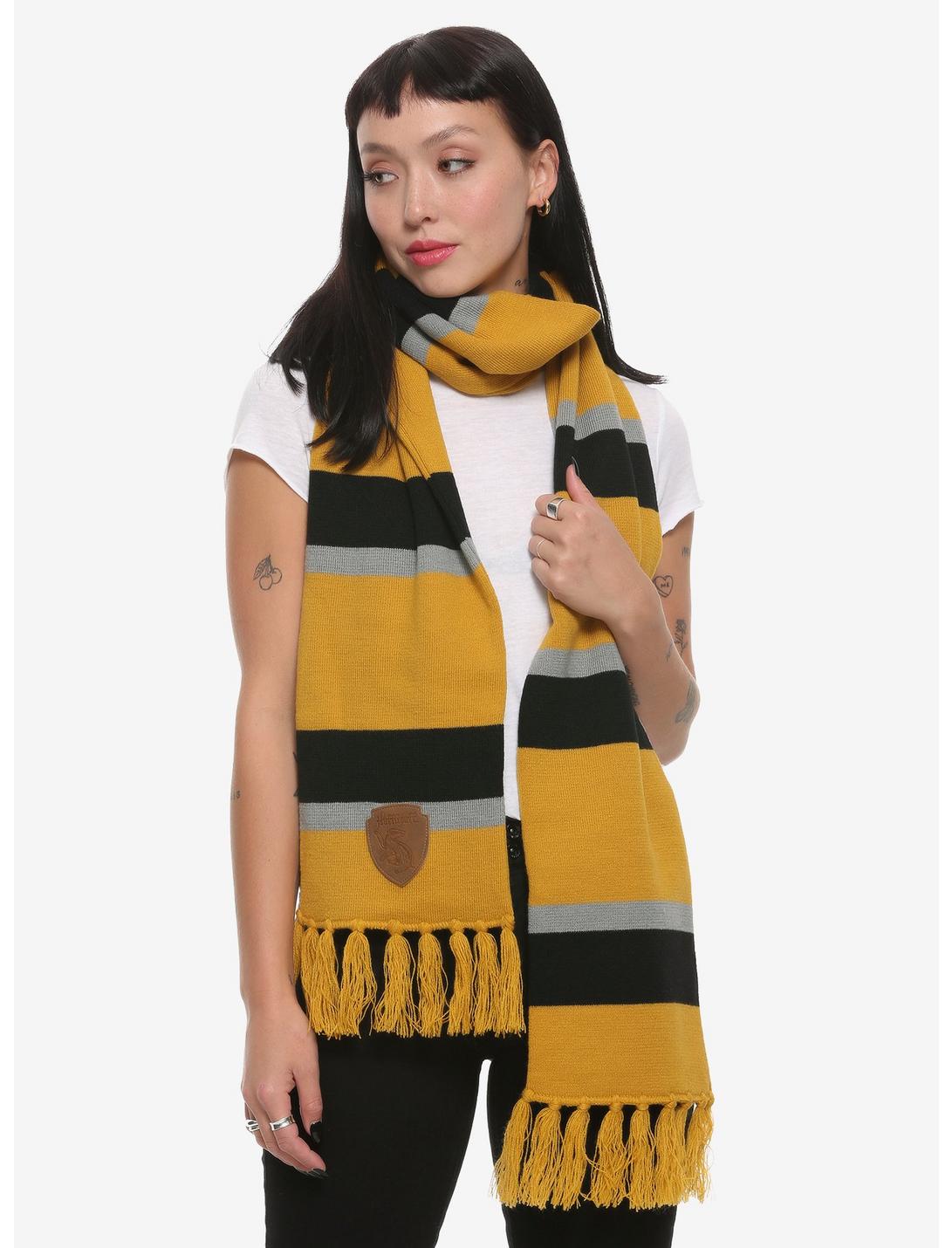 Harry Potter Hufflepuff House Knit Scarf, , hi-res