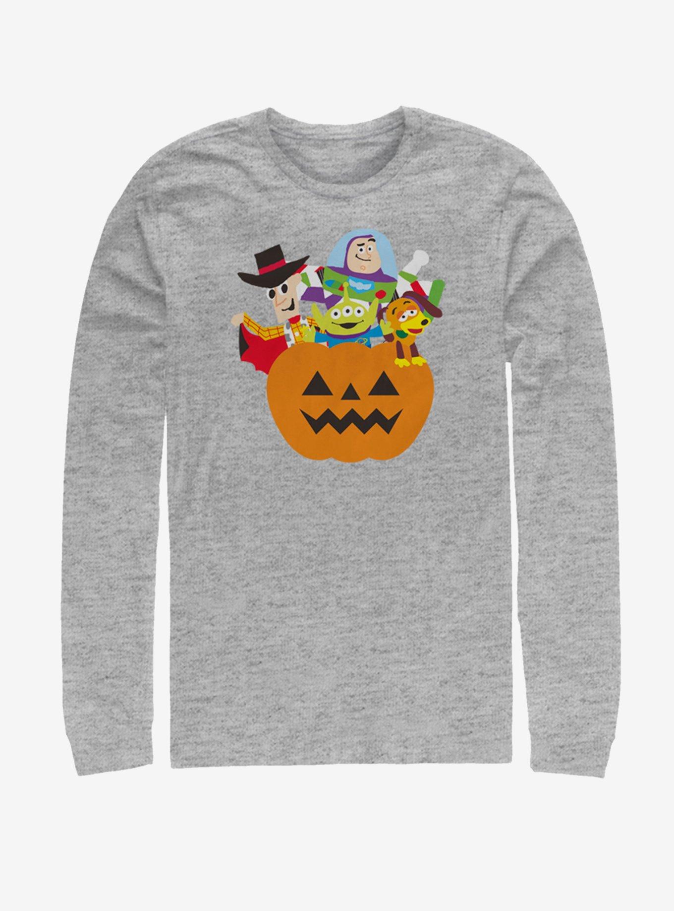 Disney Pixar Toy Story Pumpkin Surprise Long-Sleeve T-Shirt, ATH HTR, hi-res