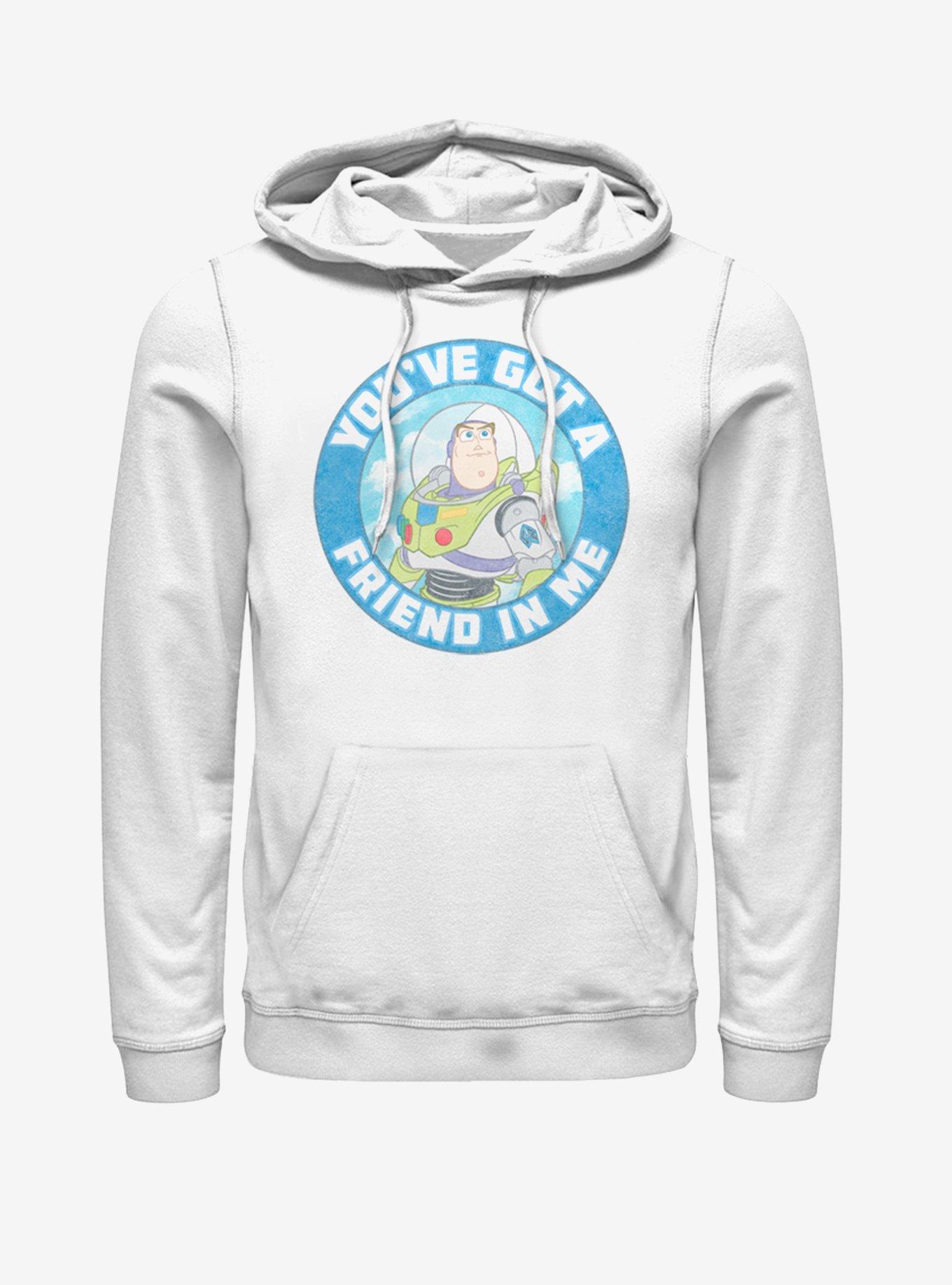 Disney Pixar Toy Story Buzz Friend Hoodie, WHITE, hi-res