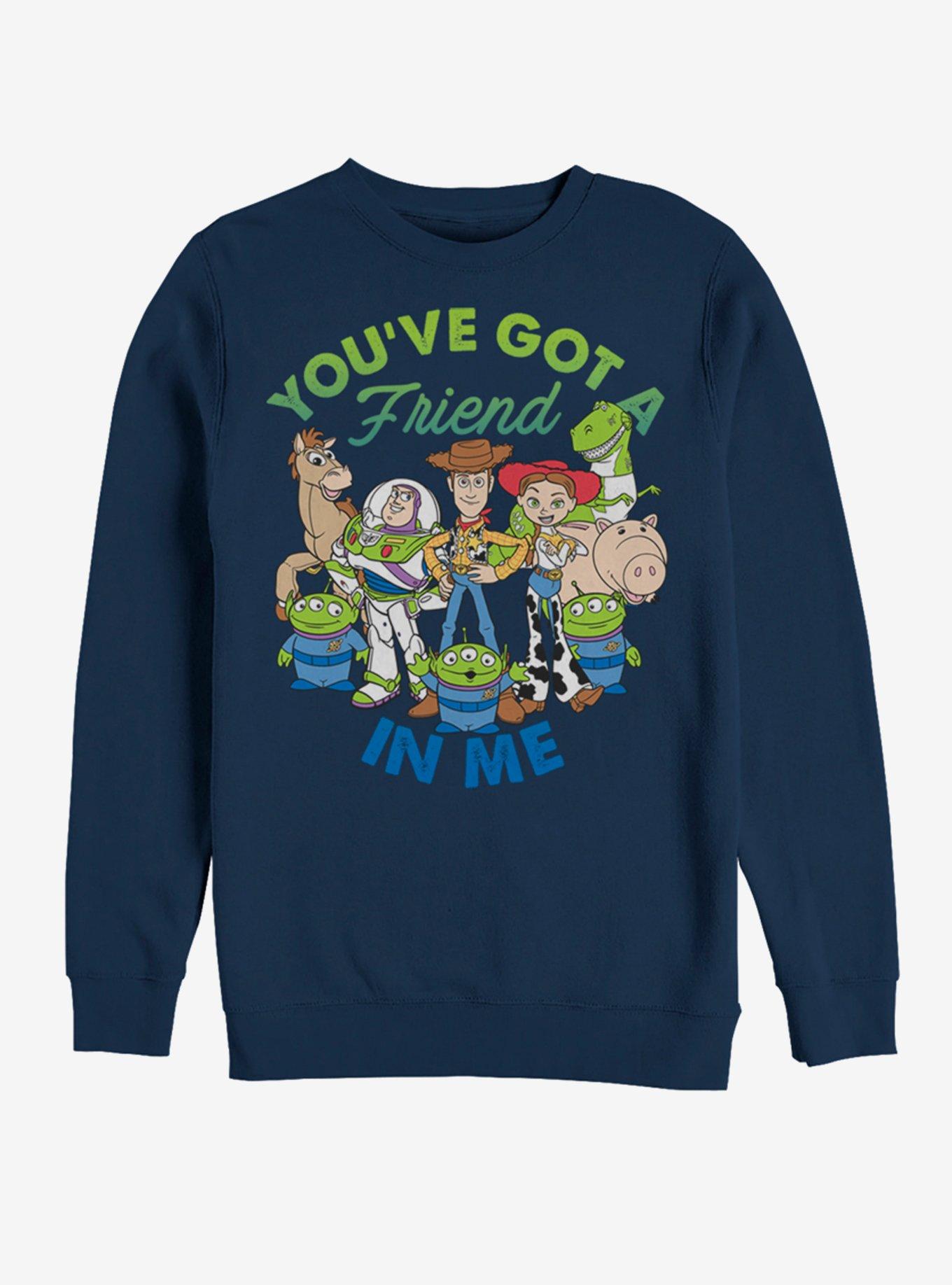 Disney Pixar Toy Story Friendship Sweatshirt - BLUE | Hot Topic