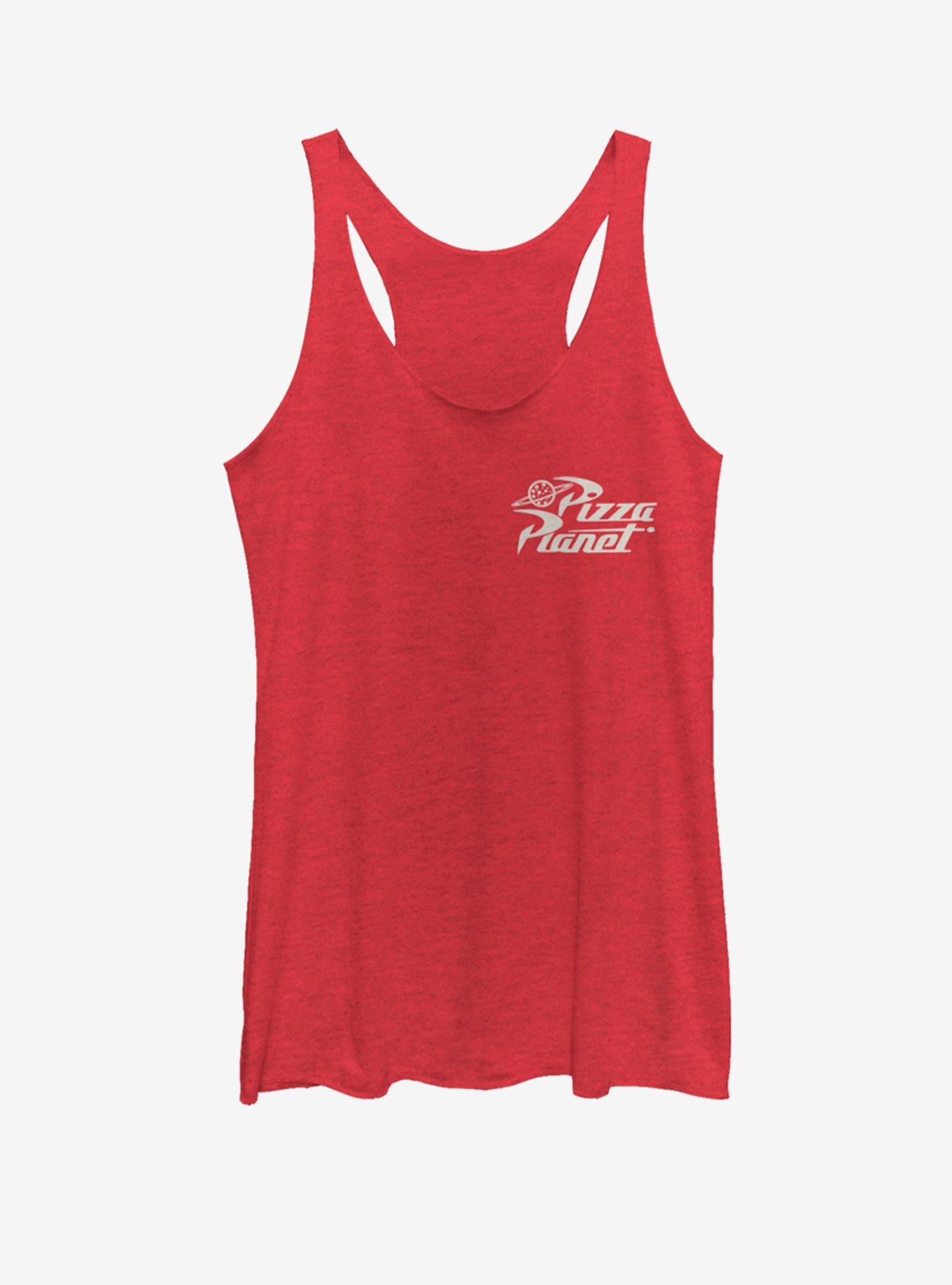 Disney Pixar Toy Story Pizza Pocket Logo Girls Tank, RED HTR, hi-res