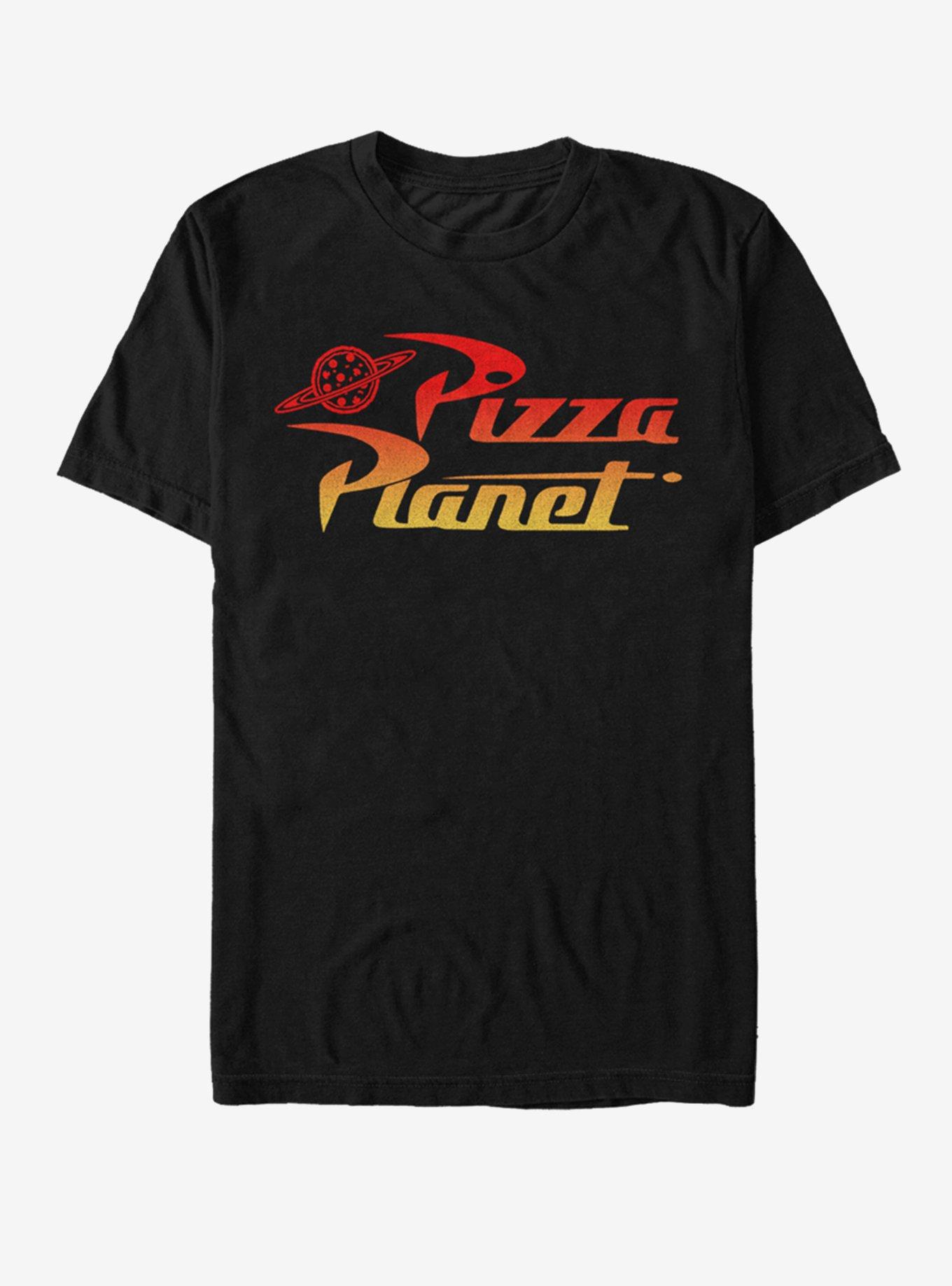 Disney Pixar Toy Story Pizza Planet Gradient T-Shirt, BLACK, hi-res