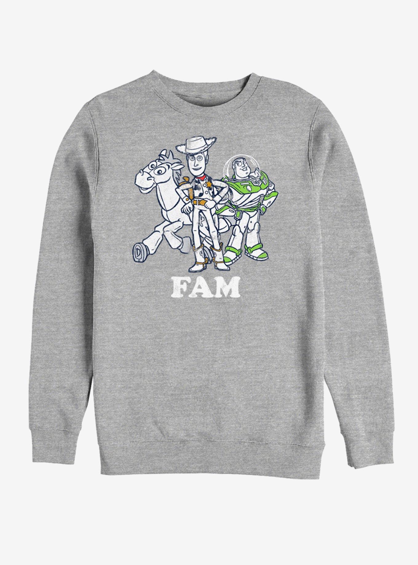 Disney Pixar Toy Story Fam Sweatshirt, ATH HTR, hi-res