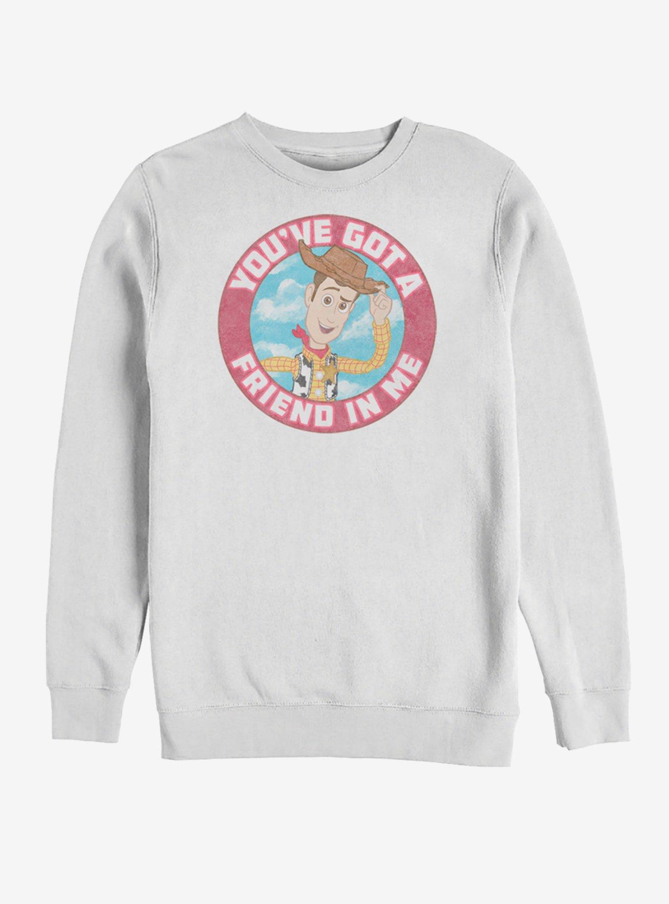 Disney Pixar Toy Story Woody Friend Sweatshirt, WHITE, hi-res