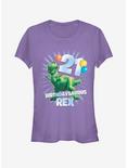 Disney Pixar Toy Story Ballon Rex 21 Girls T-Shirt, PURPLE, hi-res