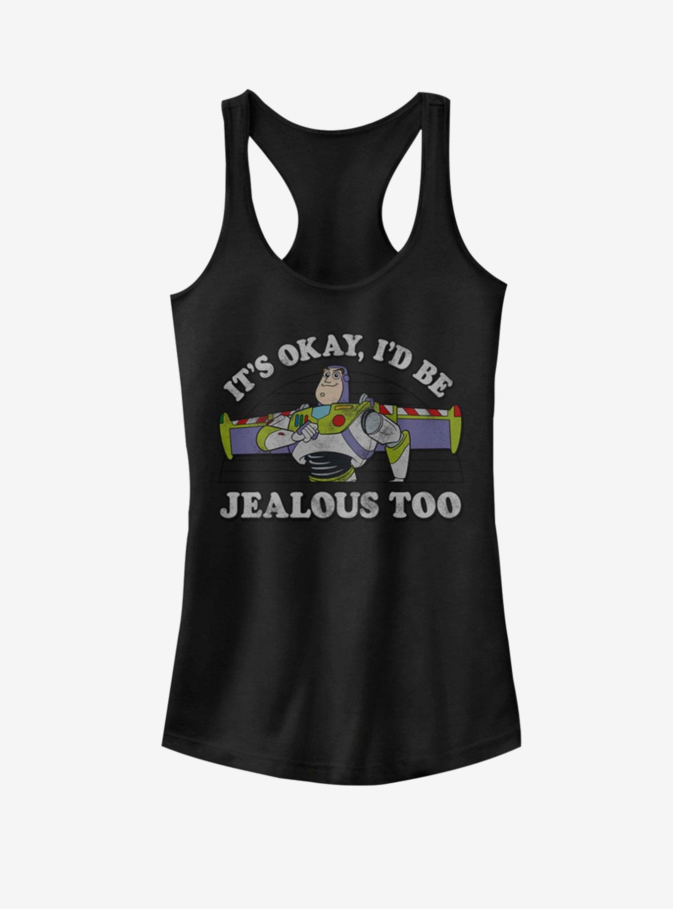 Disney Pixar Toy Story Jealous Too Girls Tank, BLACK, hi-res