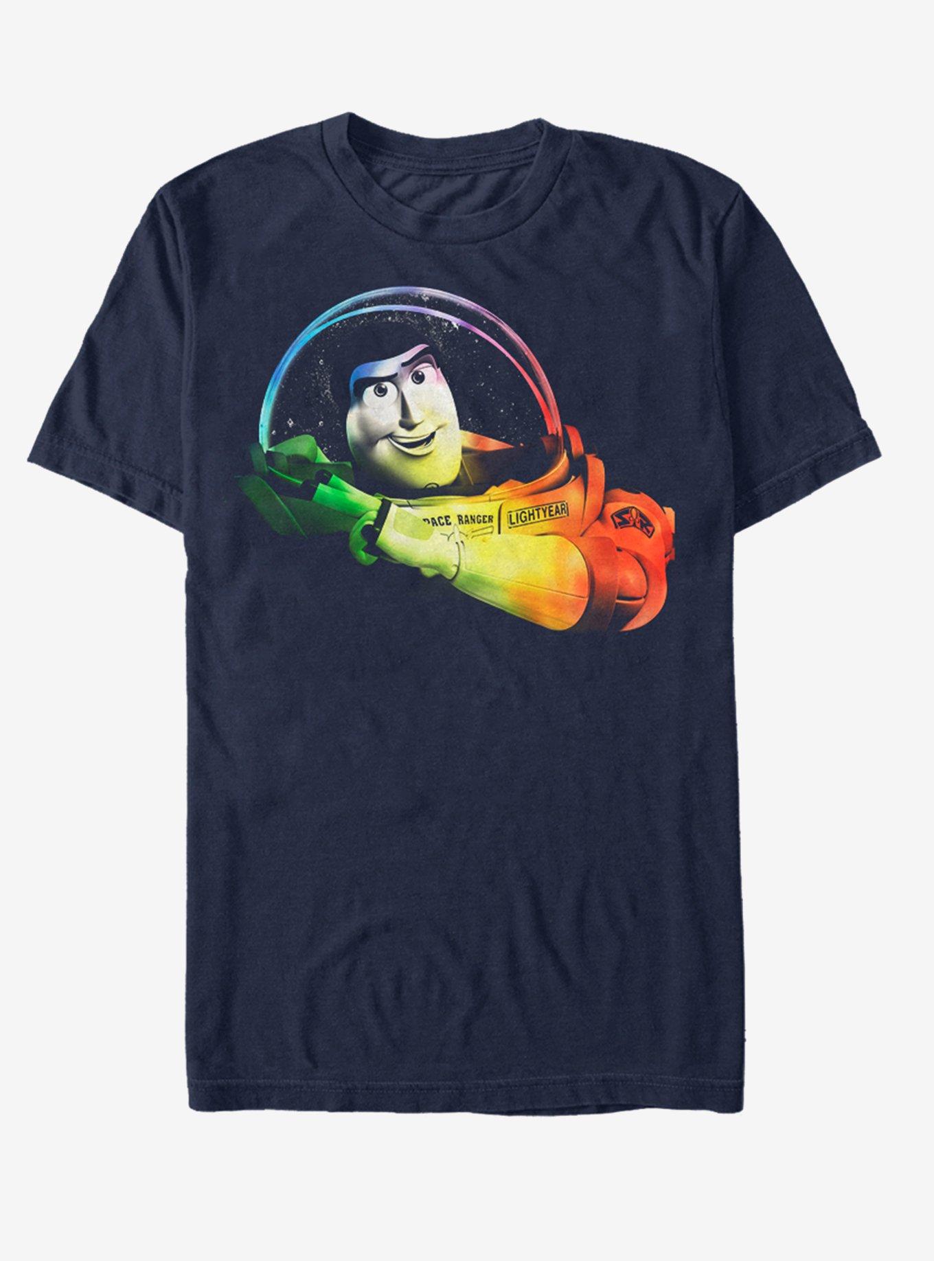 Disney Pixar Toy Story Rainbow Buzz T-Shirt, NAVY, hi-res
